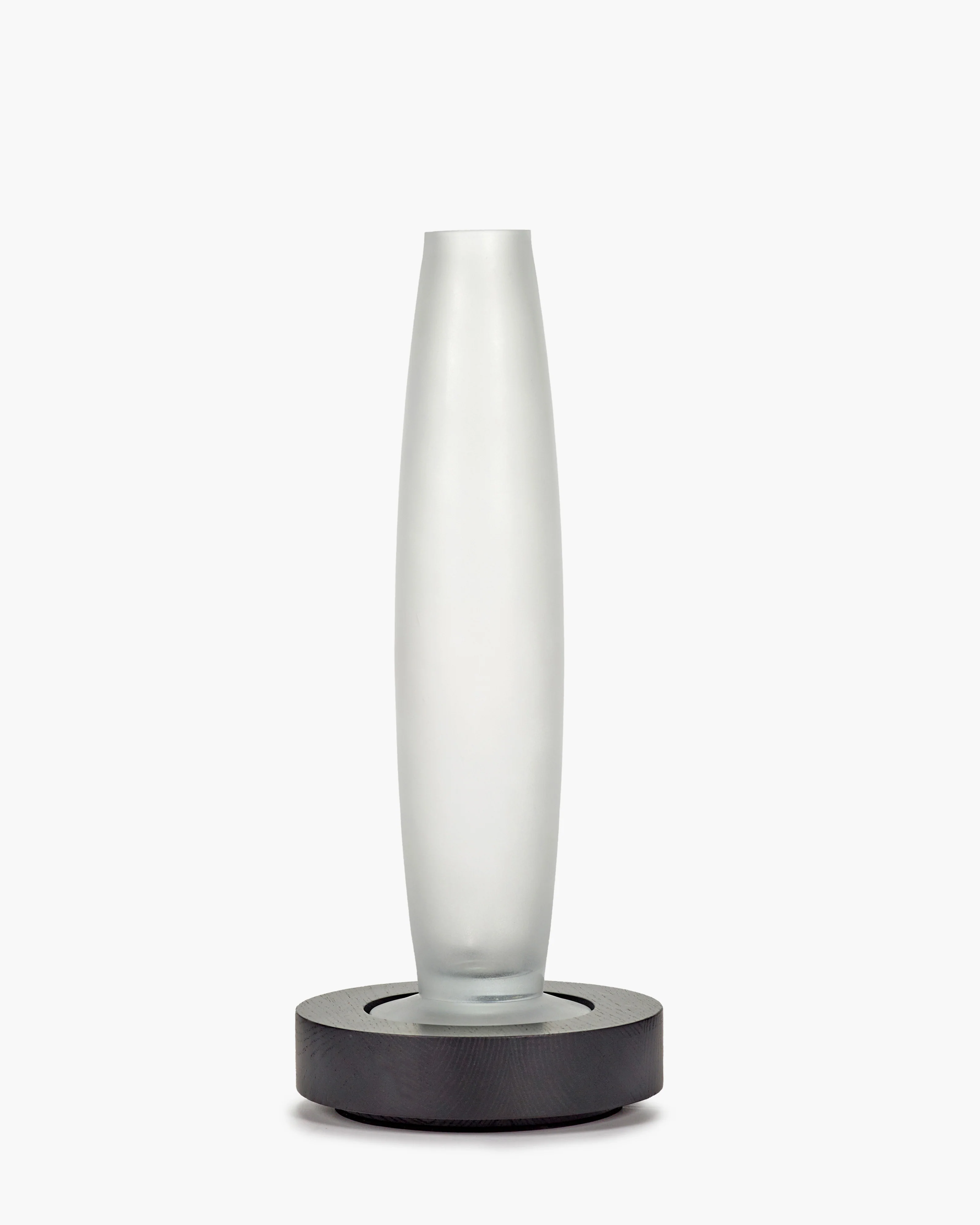 Vase/table lamp black white Lys 2