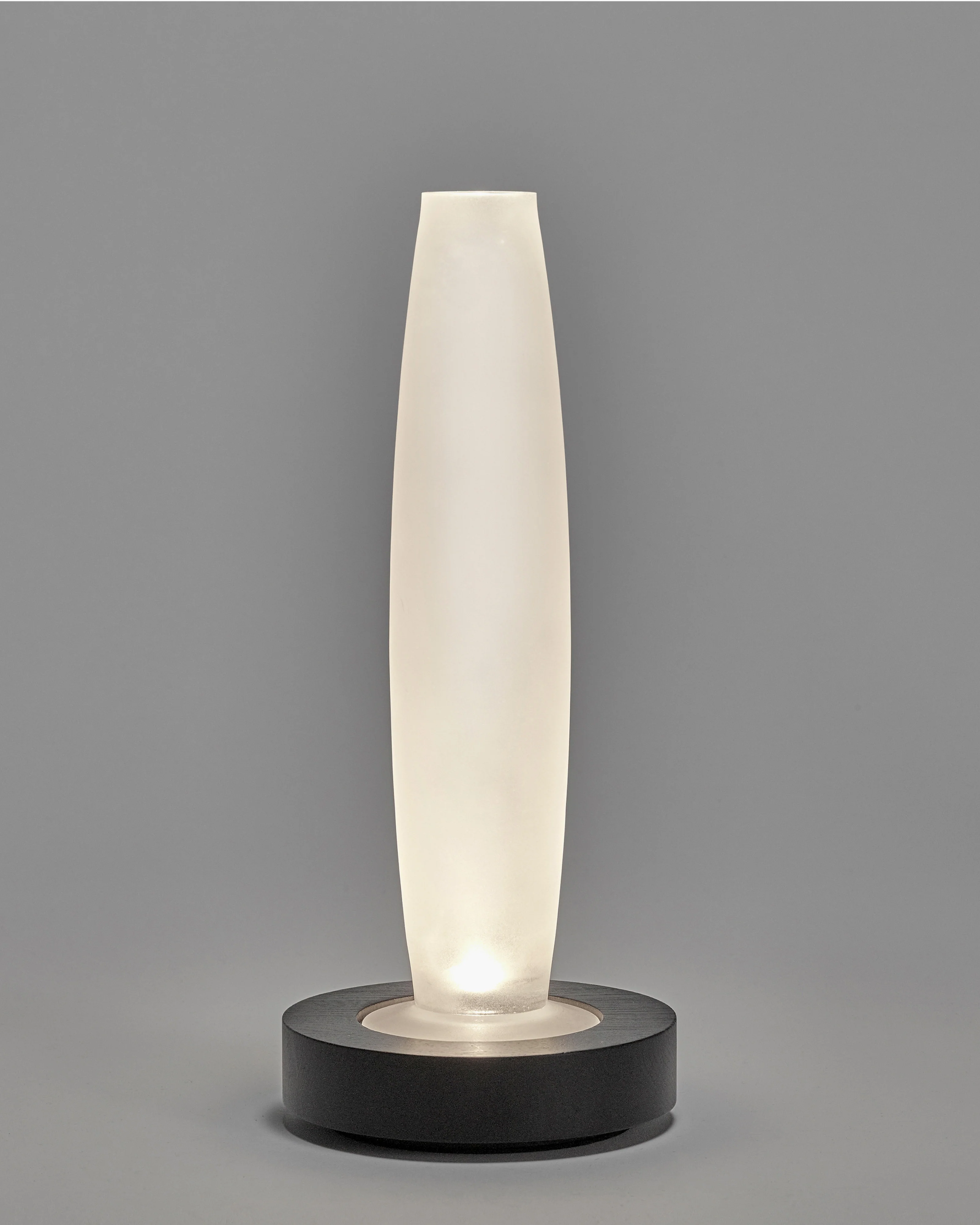 Vase/table lamp black white Lys 2 - Image 4