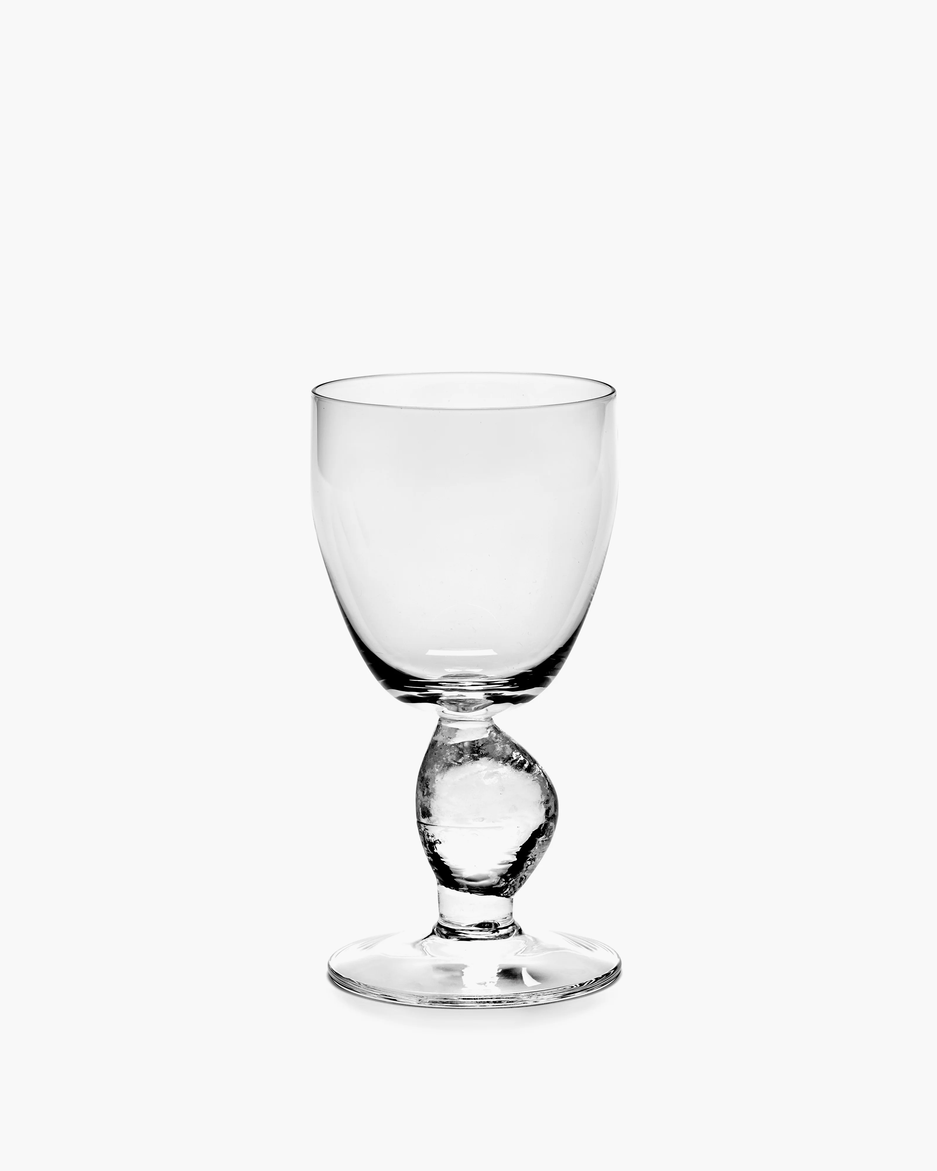 White wine glass Out of lines
