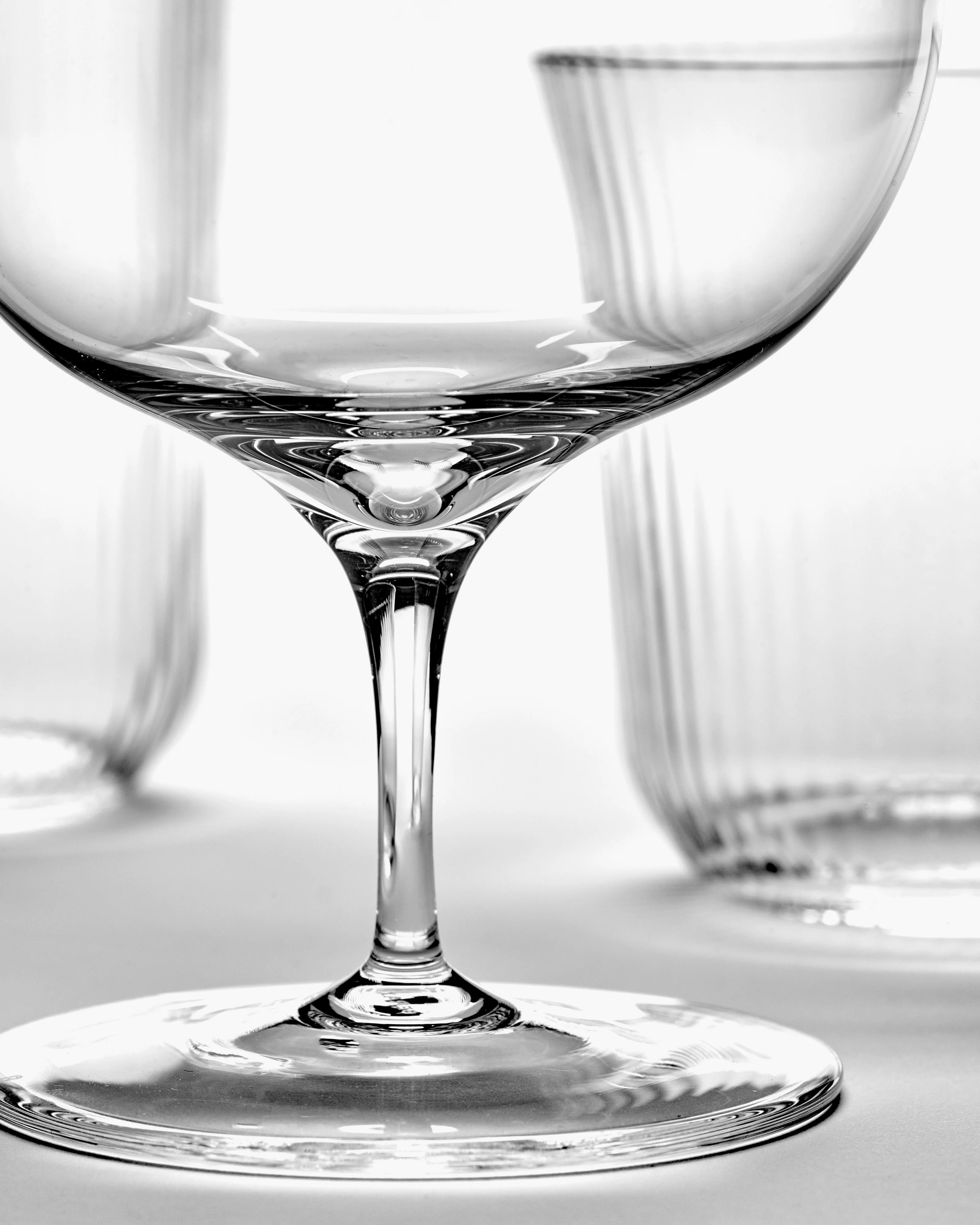 White wine glass transparent Inku - Image 3